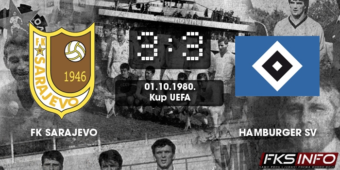 Sarajevo - HSV 3:3 (01.10.1980.)