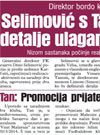 Selimović s Tanom dogovarao detalje ulaganja